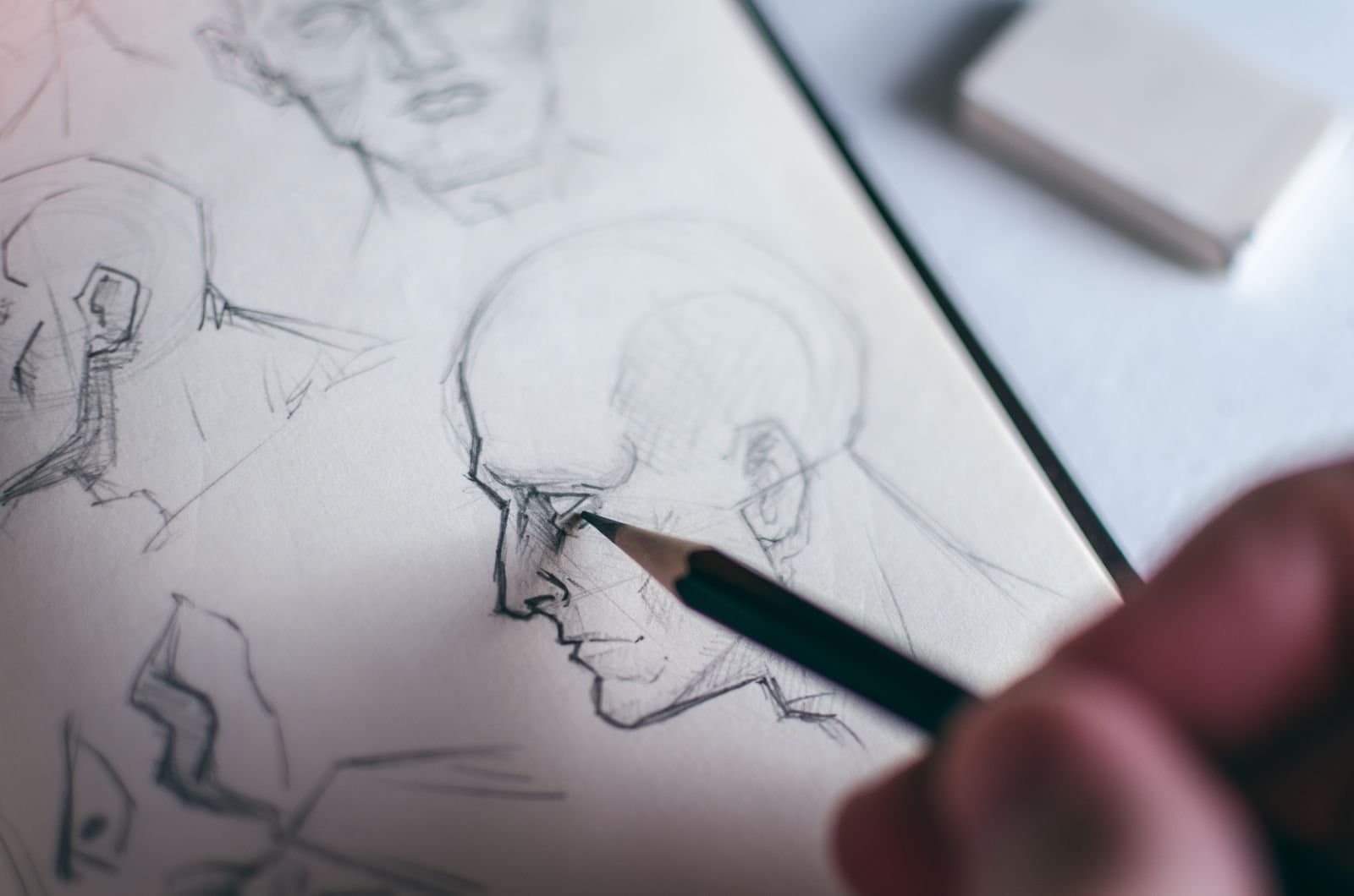 I can draw a hand-made pencil portrait from your photo — photo 2